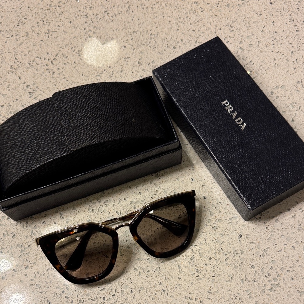 Prada Brown Tortoise Sunglasses